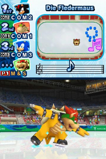 Immagine 3 del gioco Mario & Sonic ai Giochi Olimpici Invernali per Nintendo DS